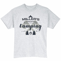 Alternate Image 1 for Personalized 'Your Name' Expedition Camping T-Shirt